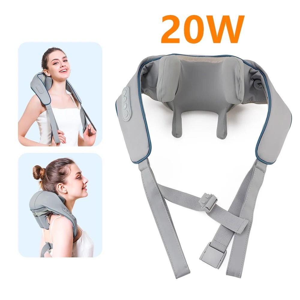 Neck and Shoulder Massager Wireless Back Kneading Massage Shawl
