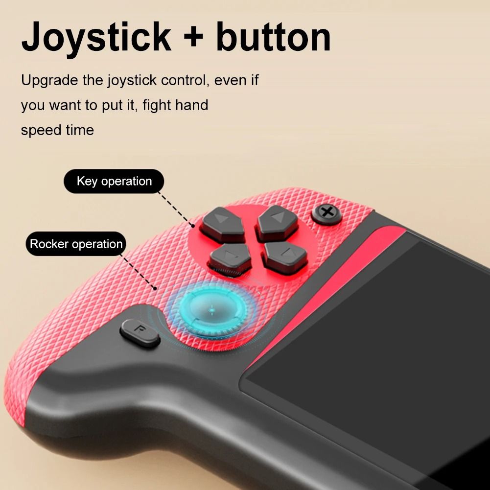 Retro Handheld Game Console with 3.5 Inch LCD Screen and 500 Built In Games
