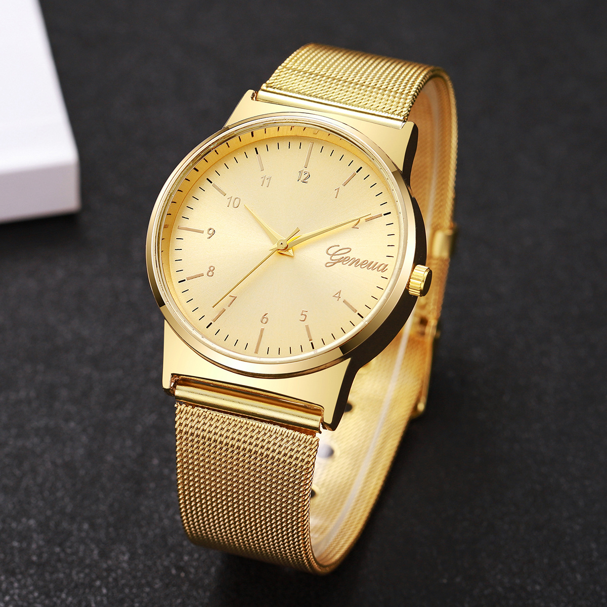 Ladies Quartz Watch, Luxury Mesh Band, Fashion Women Watches, Girls Clock