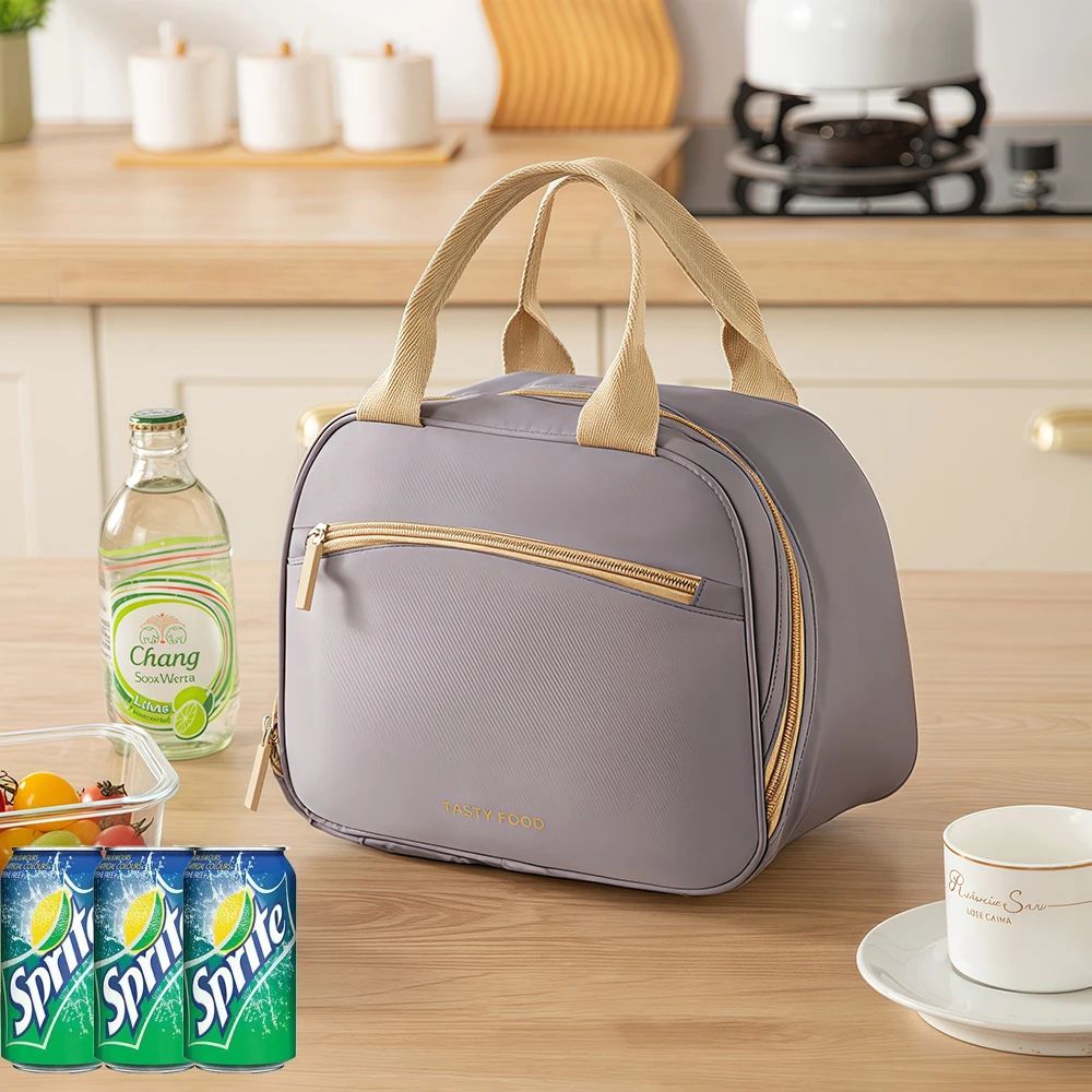 Insulated Lunch Box Tote Bag