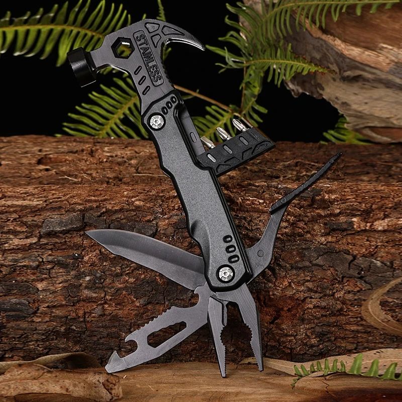 Multifunction Folding Wrench Hammer Tool