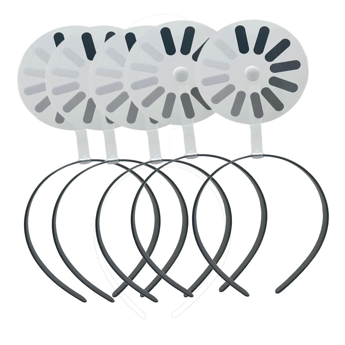 Funny Brain Loading Headband Hair Clip Set