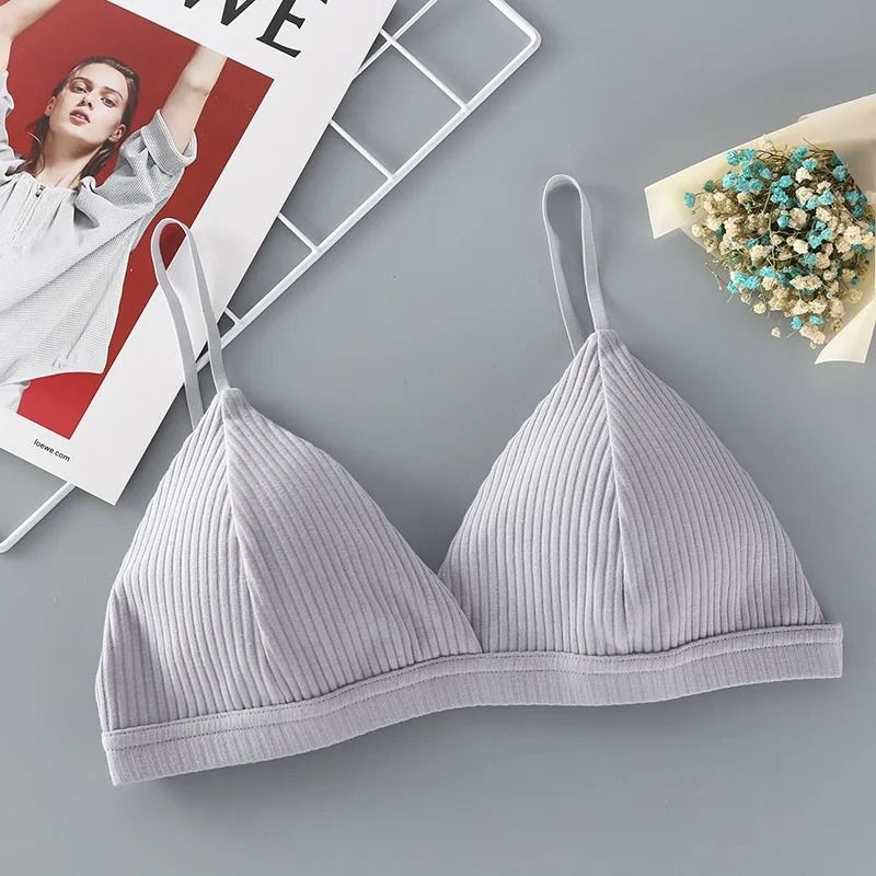 Essential Cotton Seamless Push-Up Bralette