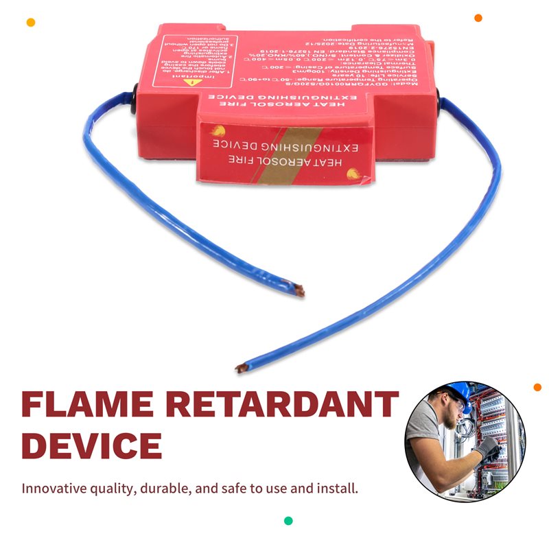 Compact DIN Rail Flame Retardant Distribution Box with Dual Line Protection