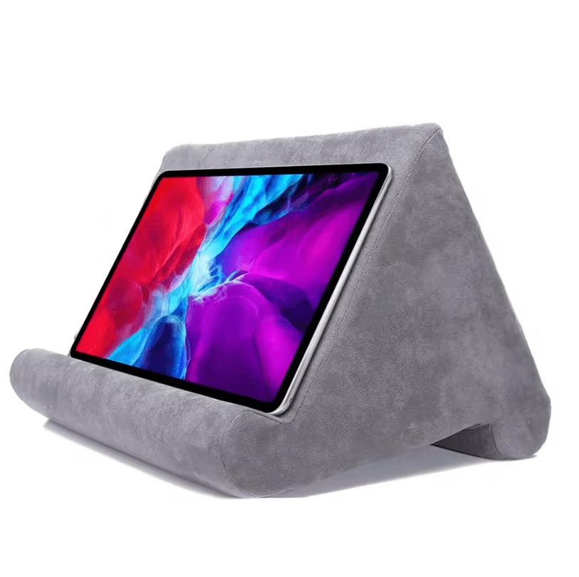 Portable Tablet & Phone Pillow Holder – Multi-Angle Reading Stand Support Cushion