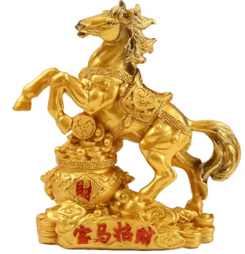 2026 Year of the Horse Feng Shui PVC Statue