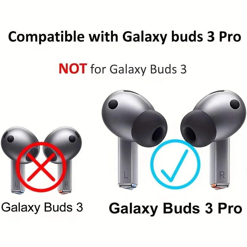 Silicone Sport Ear Hooks for Galaxy Buds 3 Pro
