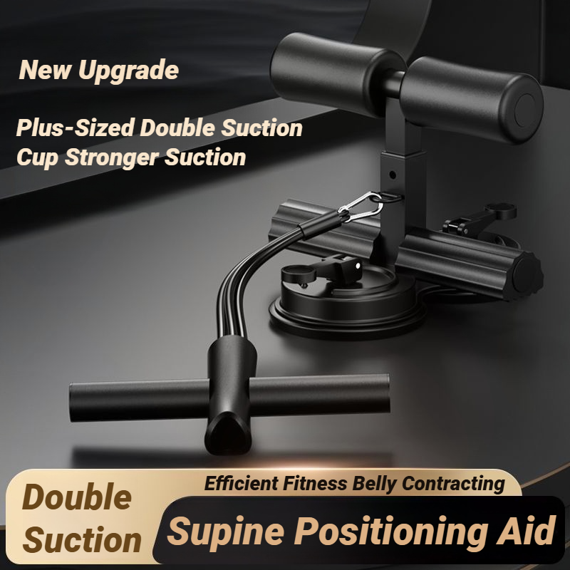 Abdominal Muscle Exerciser with Resistance Band – Adjustable Sit-Up Aid for Home Gym