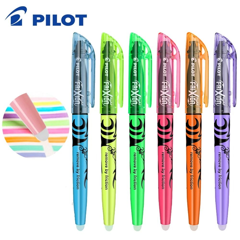 Pilot Frixion Erasable Highlighters Soft Color Frixion Highlighter Pens Set for Students and Study Notes