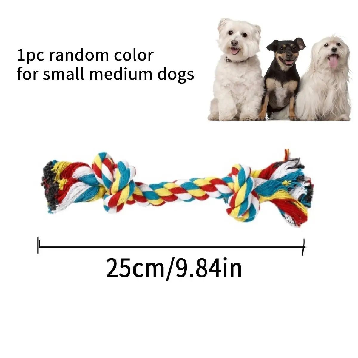Braided Knot Rope Chew Dog Toy