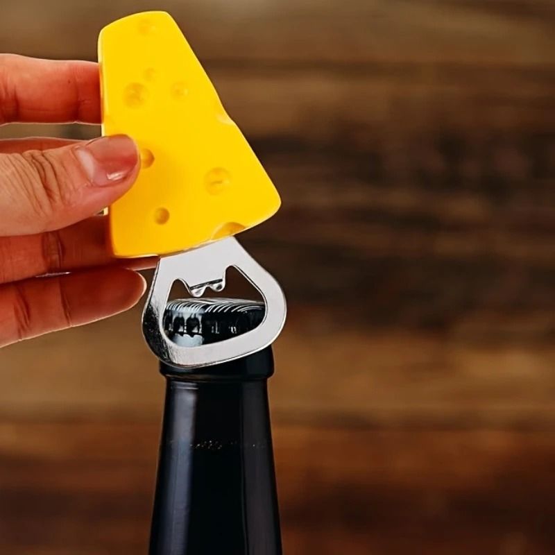 Magnetic Bottle Opener With Sugar Gourd And Cheese Design
