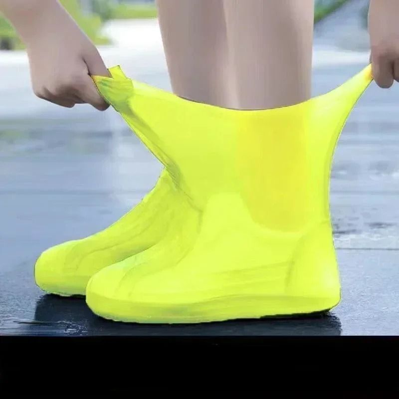 Reusable Non Slip Rain Boot Overshoes Silicone Waterproof Shoe Covers