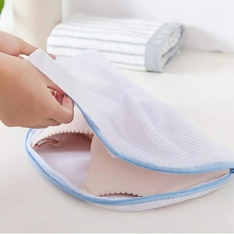 Women Bra Laundry Bag, Inner Mesh Bag, Protective Washing Bag, Household Washing Machine Care, Hand in Hand Carry Design