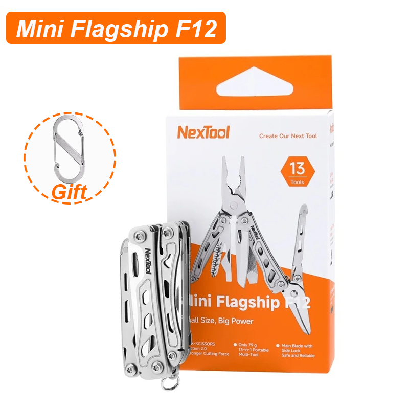 Mini Flagship F12 Multi Tool EDC Multitool Upgraded Steel Outdoor Camping Tool