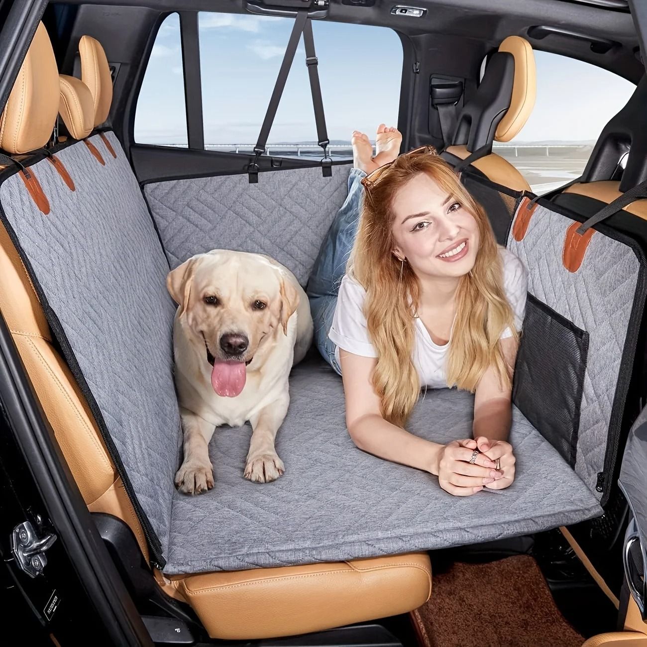 Professional Heavy Duty Waterproof Dog Car Seat Hammock