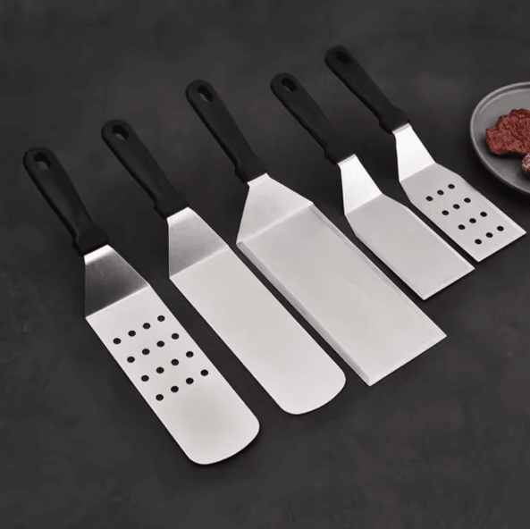 ProChef Stainless Steel Burger Spatula – Heavy-Duty BBQ Griddle Scraper & Hamburger Turner
