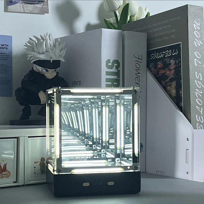 4D Hypercube LED Acrylic Cube Night Light