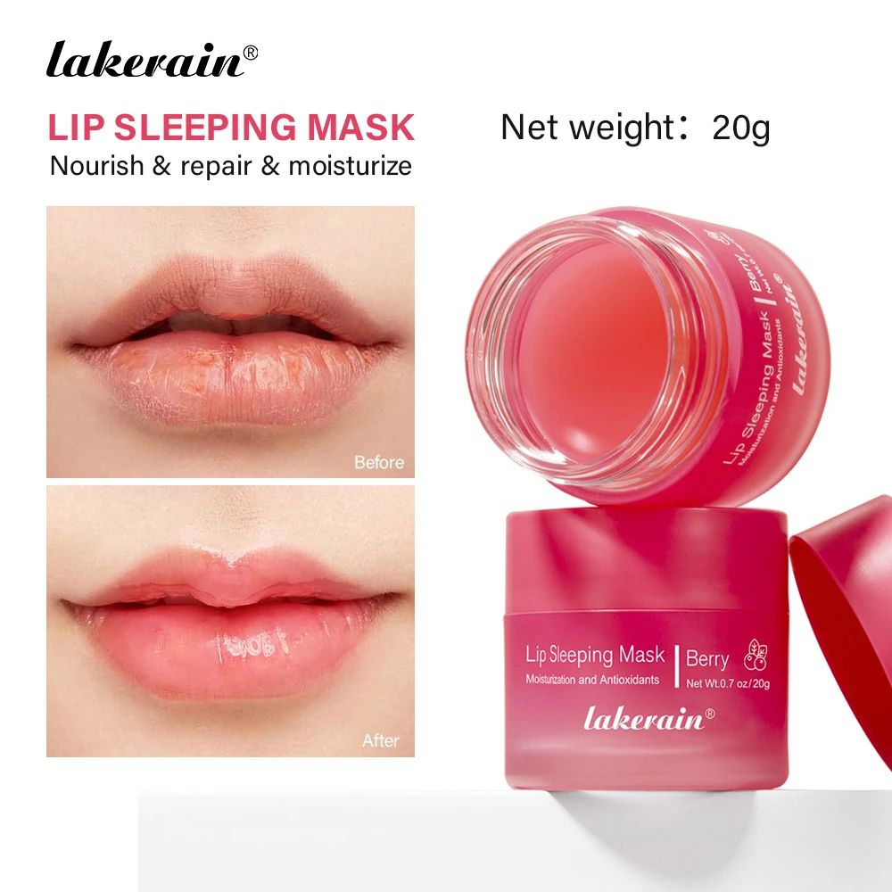 Overnight Moisturizing Lip Mask Repairing Lip Sleeping Mask 20g Deep Hydration Lip Care
