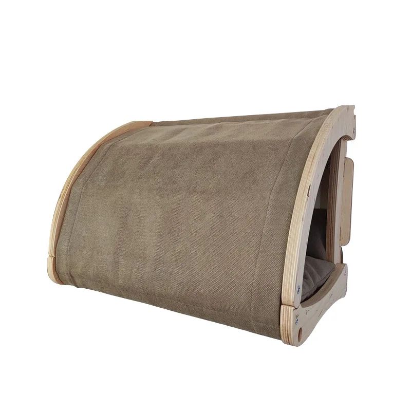Wall Mounted Wooden Cat House Climbing Bed