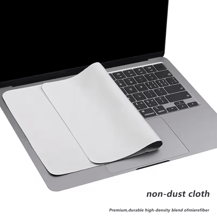 Microfiber Keyboard Dust Cover – Ultra-Thin Waterproof Screen & Keyboard Protector for MacBook 15–16Inch