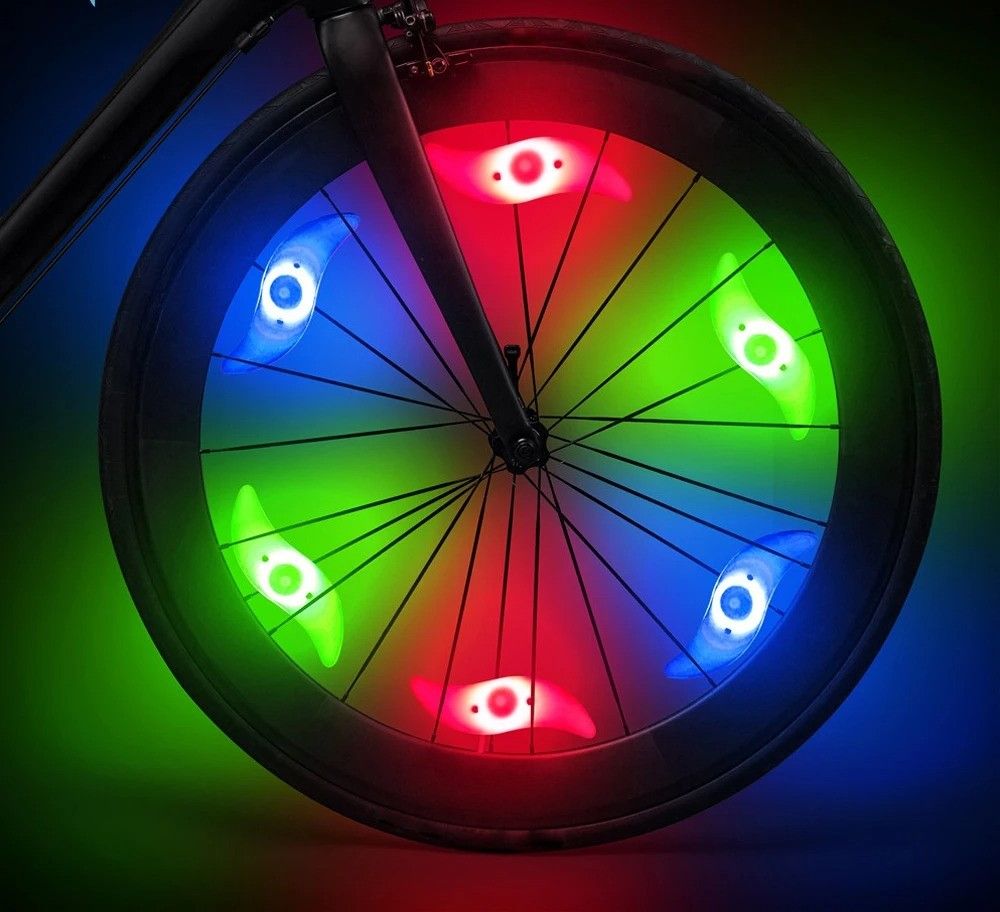 LED Bicycle Spoke Wheel Lights for Safety and Night Riding