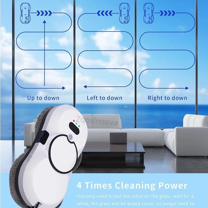 UPS System Robot Window Cleaner Vacuum Smart Home Appliance Auto Clean Glass Windows Washer