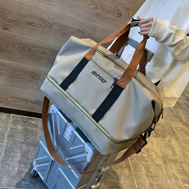Travel Backpack for Men and Women, Neutral Color Luggage Bag