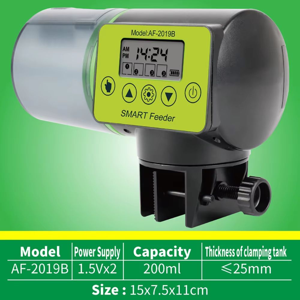 Automatic Fish Feeder – Digital Aquarium Food Dispenser with Timer