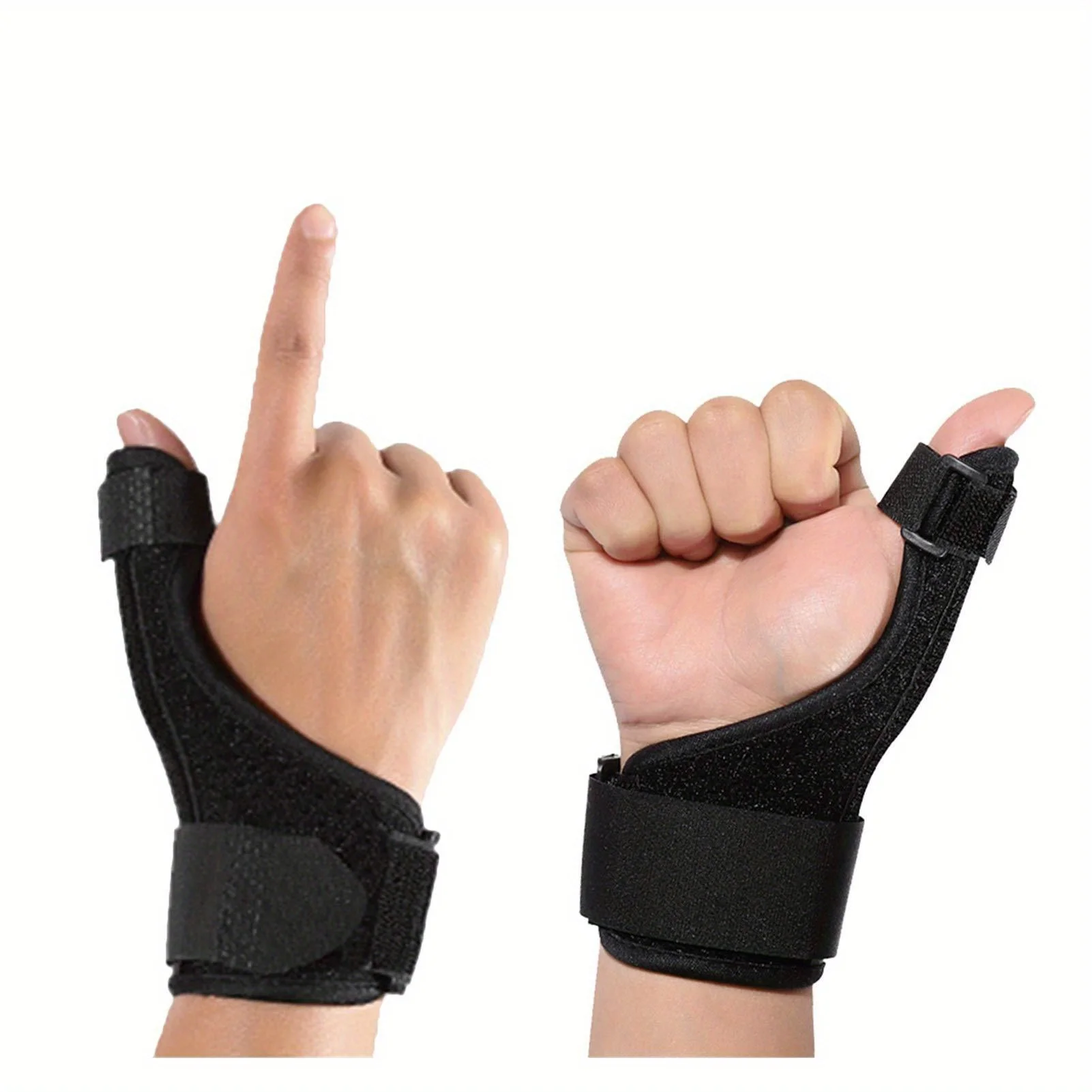 Adjustable Thumb Wrist Brace with Detachable Stabilizer for Daily Support