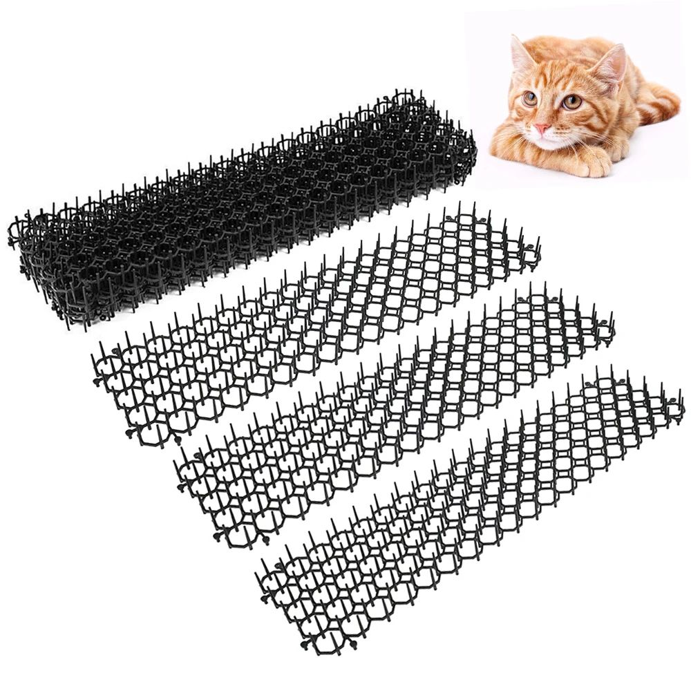 Garden Cat Deterrent Prickle Mat Set