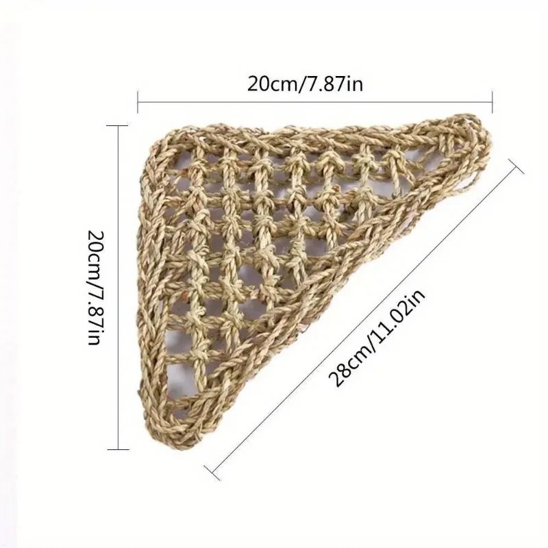 Natural Woven Seaweed Reptile Hammock Swing