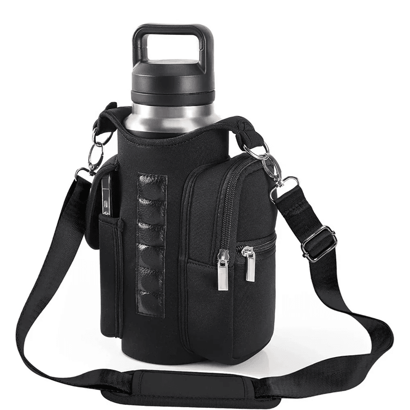 MagnaGrip Magnetic Water Bottle Carrier with Phone Pocket