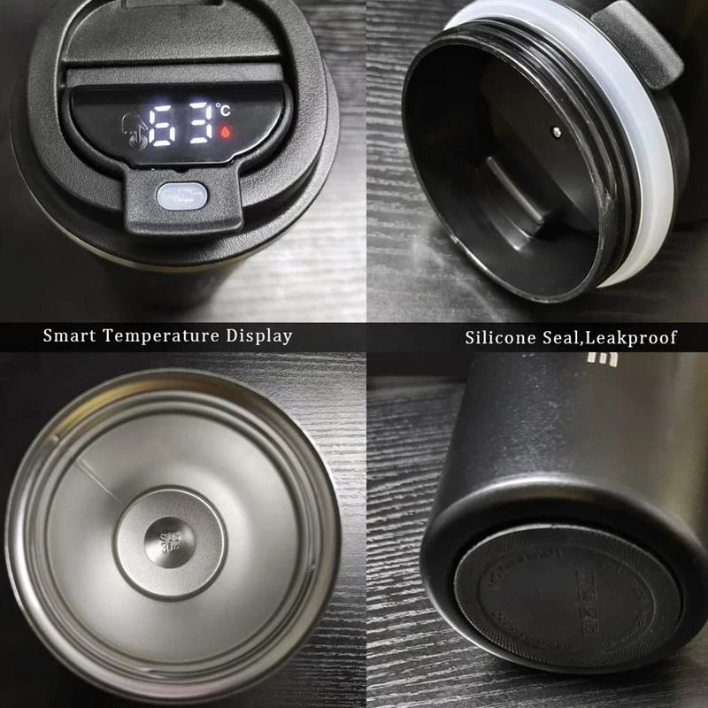 Smart Stainless Steel Tumbler with Temperature Display