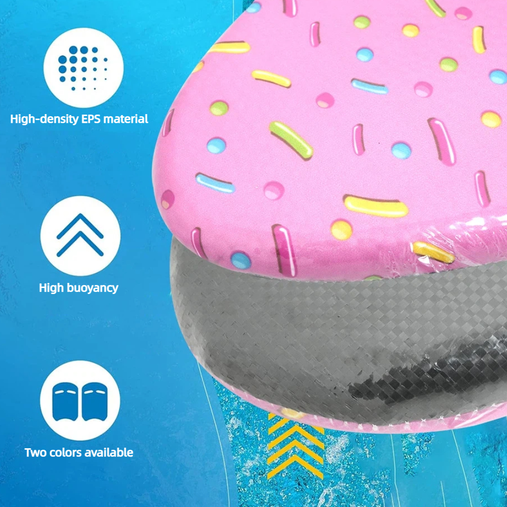 Kids Inflatable Surfboard Swim Float Board with Handles for Pool and Beach