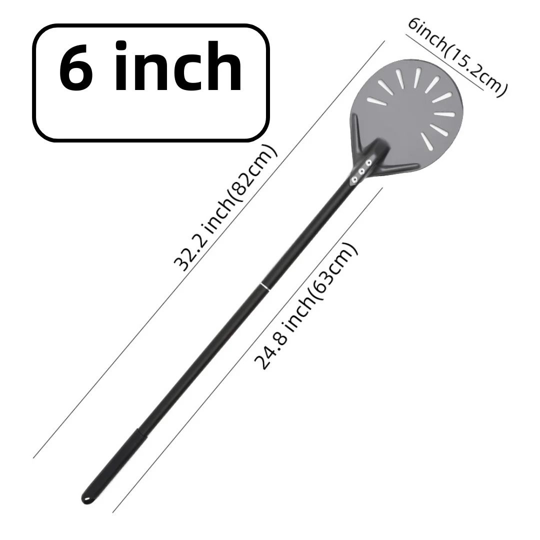 Aluminum Pizza Peel Bread Paddle with Wooden Handle