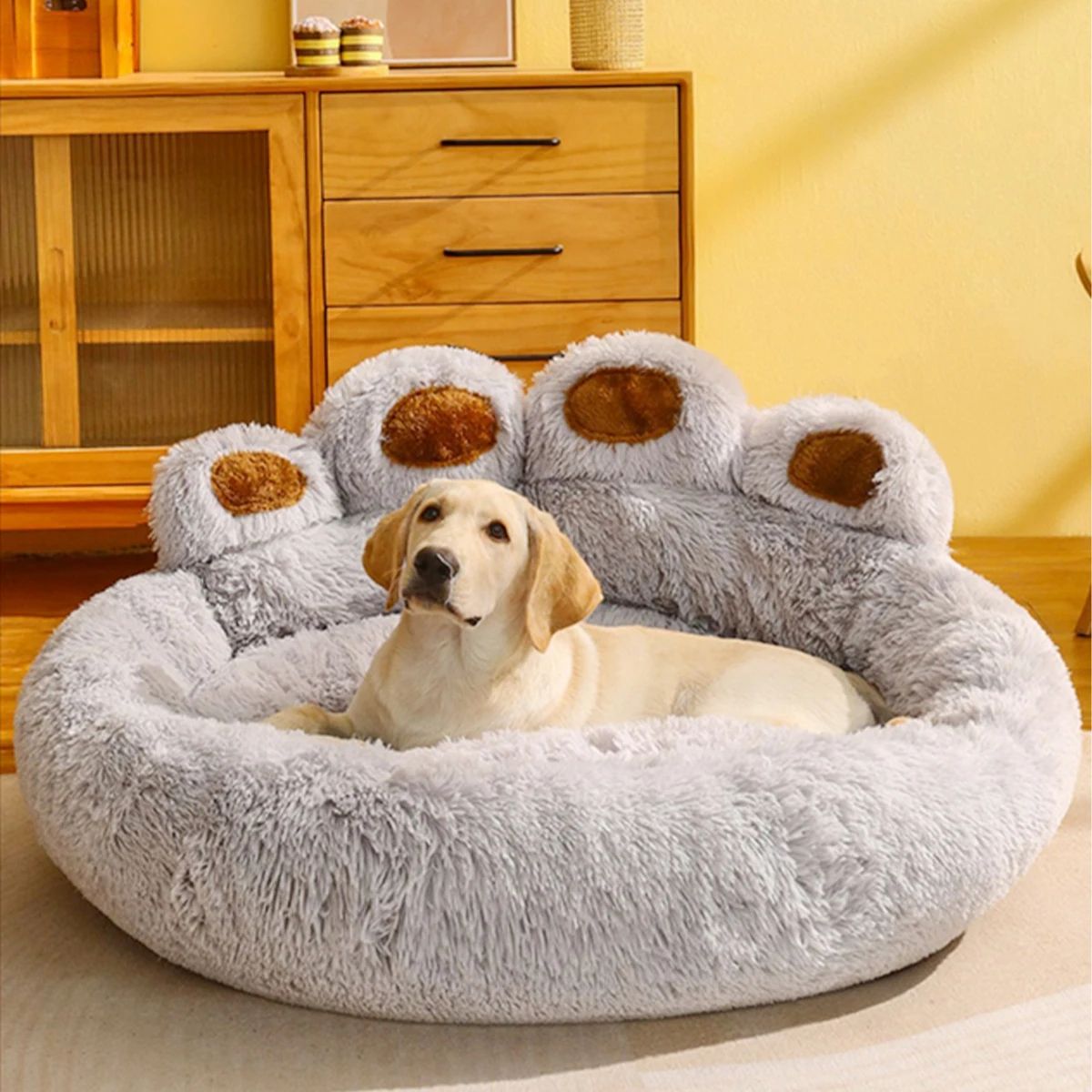 Winter Plush Pet Sofa Bed Mat