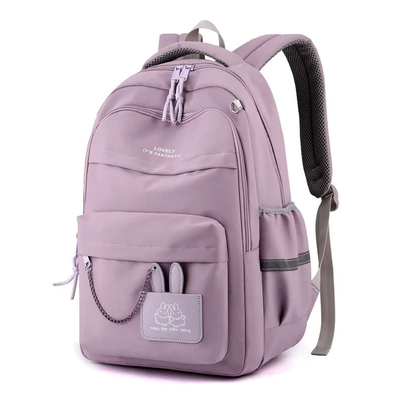 Girls Large Capacity School Backpack with Bookbag Compartments
