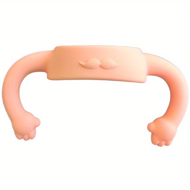 Natural Baby Bottle Handle, Silicone Baby Feeding Handle, Wide Neck Easy Carry Handle