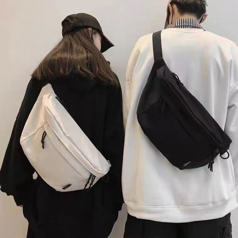 Waterproof Nylon Sling Bag for Men and Women Versatile Crossbody Shoulder Chest Bag for Travel and Gym