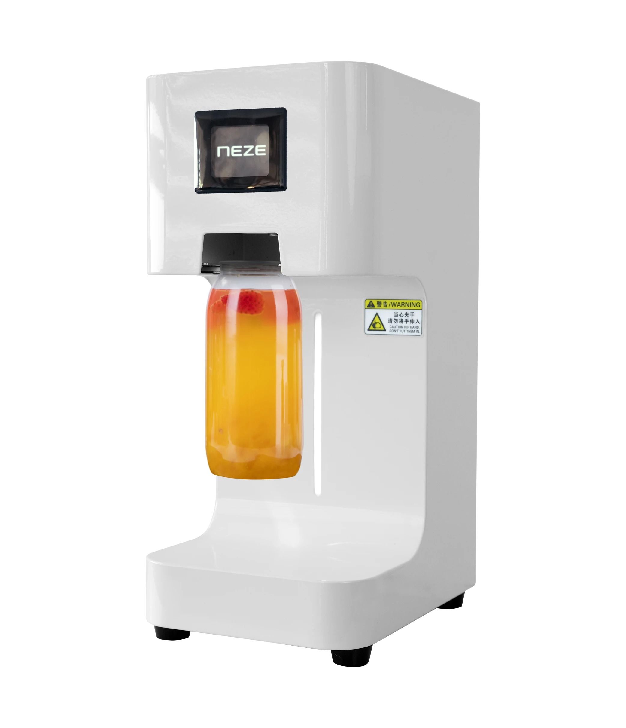 Commercial Bottle Sealer Manual Can Sealing Machine PET Food Beverage Soda Packer Disposable Can With 100pcs Bottle
