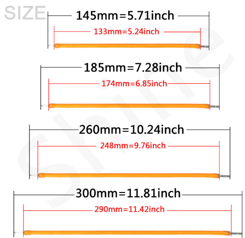 FlexLume Flexible COB LED Filament Edison Lamp Parts (10-Pack)