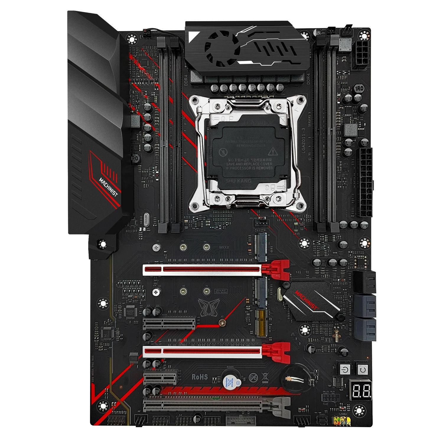 MACHINIST X99 MR9A PRO MAX Motherboard LGA 2011 3 Intel Xeon E5 V3 V4 DDR4 NVME USB3 Compatible Mainboard