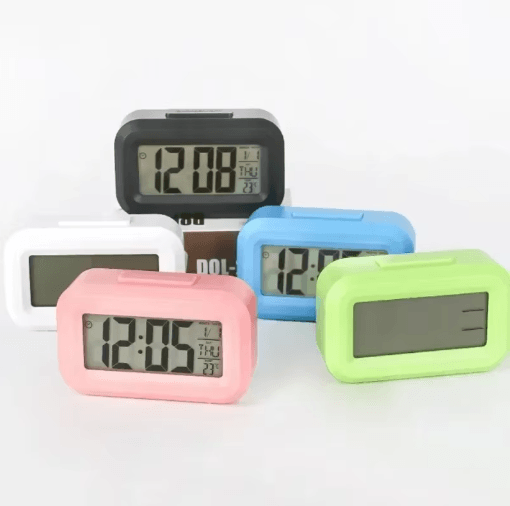 Time Glow LED Digital Alarm Clock Multi Function Backlit Calendar Desk Clock
