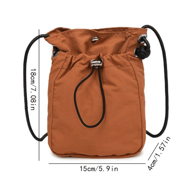 Nylon Crossbody Bag Mini Phone Wallet Multifunctional Square Shoulder Messenger Purse