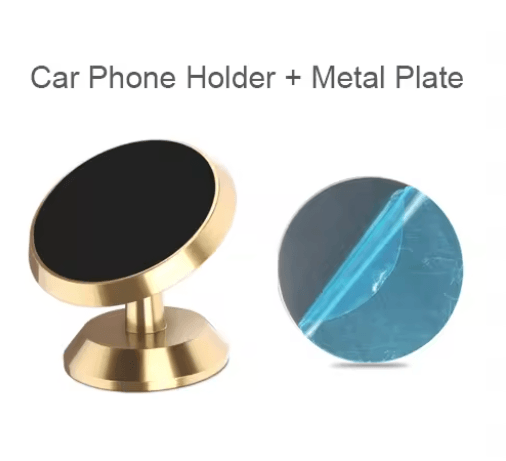 360° Magnetic Car Phone Holder – Universal Rotation Mount for Secure Driving