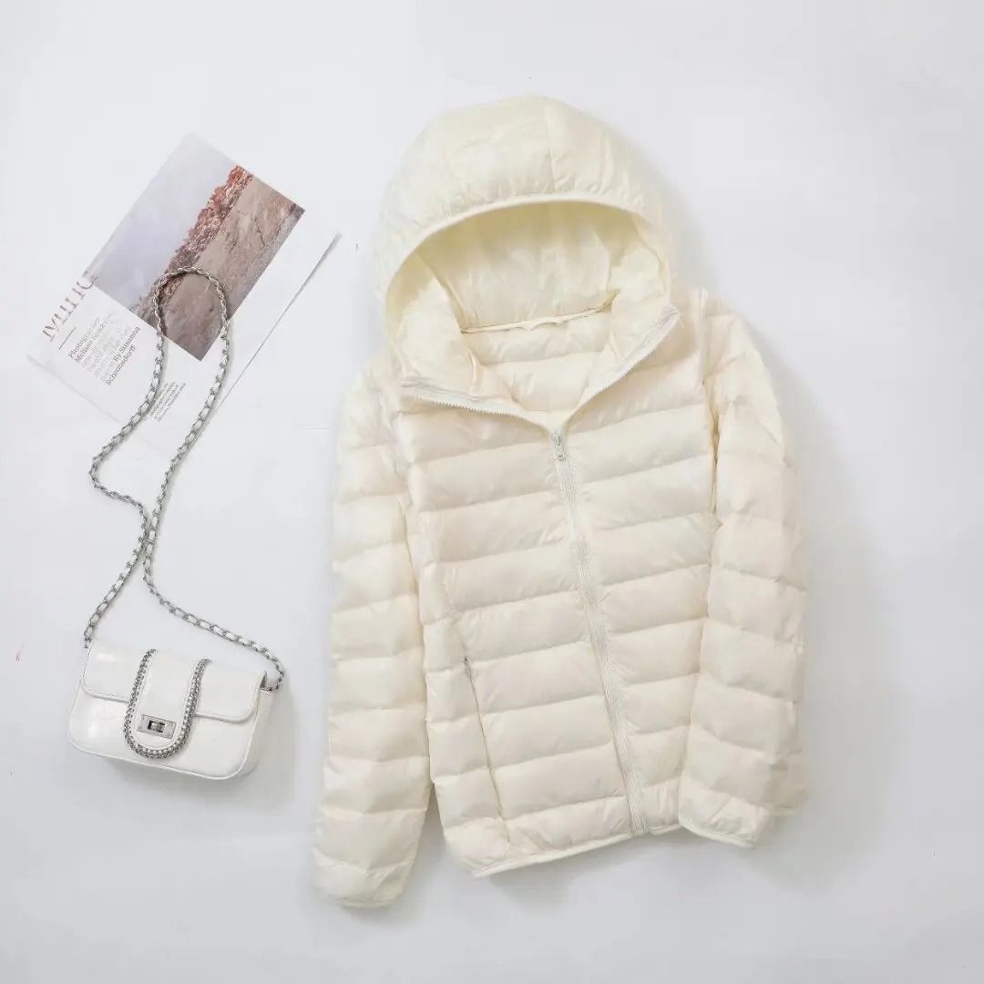 Ultra Lightweight Packable Hooded Puffer Jacket