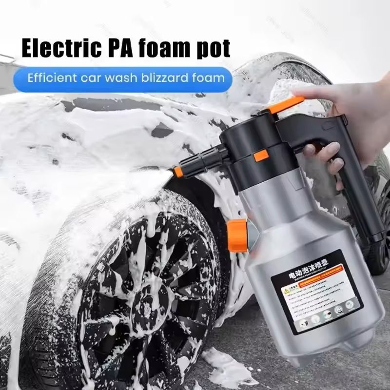 2L Electric Foam Sprayer Handheld Snow Foam Cannon for Car Wash