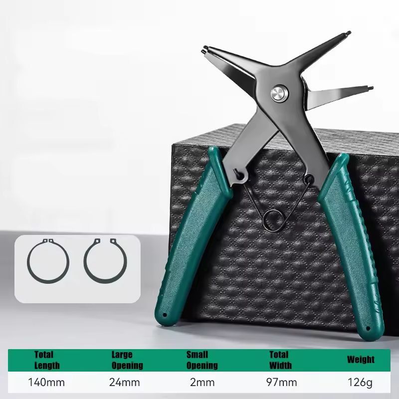 PrecisionMulti Snap-Ring & Circlip Pliers – Internal & External Retaining Ring Tool