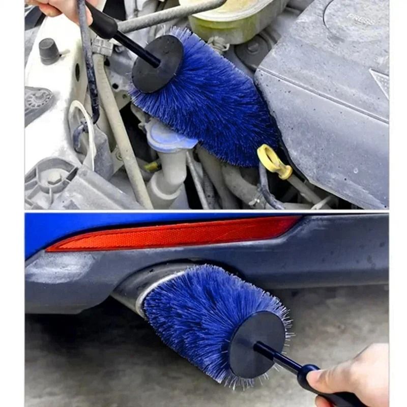 Microfiber Long-Handle Wheel & Rim Brush