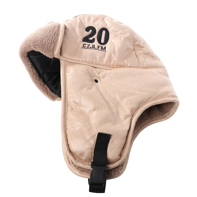 Synthetic Leather Thermal Bomber and Pilot Hat